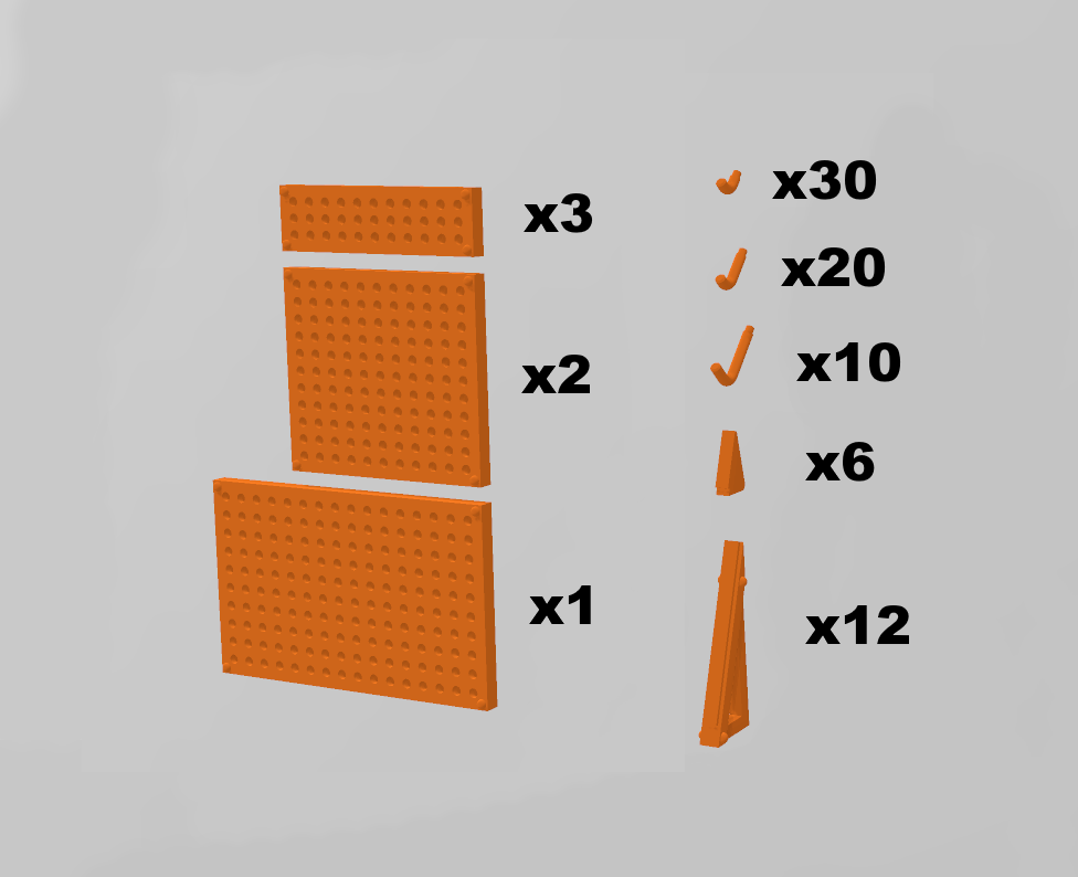 The Armoury - Pegboards