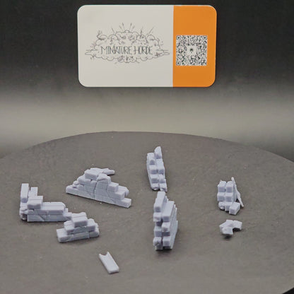 Old Battlefield Ruin Bricks