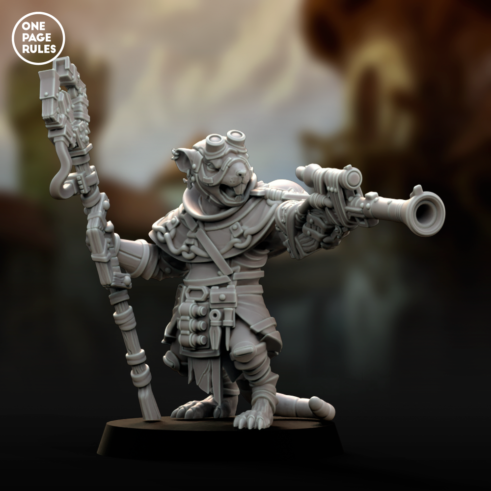 Champion (Engineer Gun) - Ratmen (1 Model)