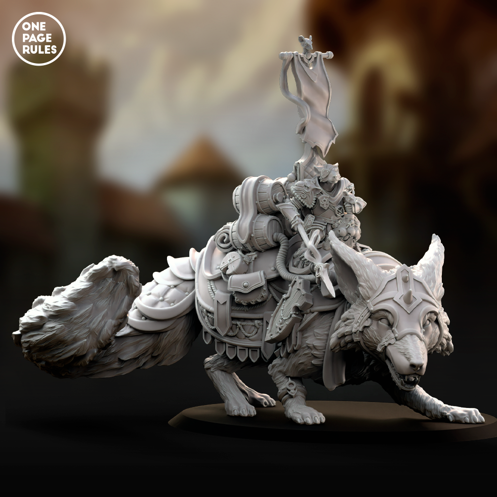 Giant Beast (Captain Rider) [Fierce] - Ratmen (1 Model) – Miniature Horde