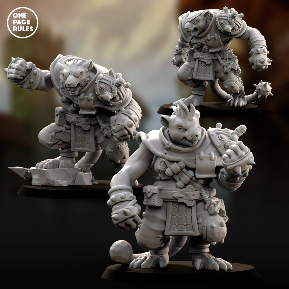 Rat Ogres (Knuckles) - Ratmen (3 Models)