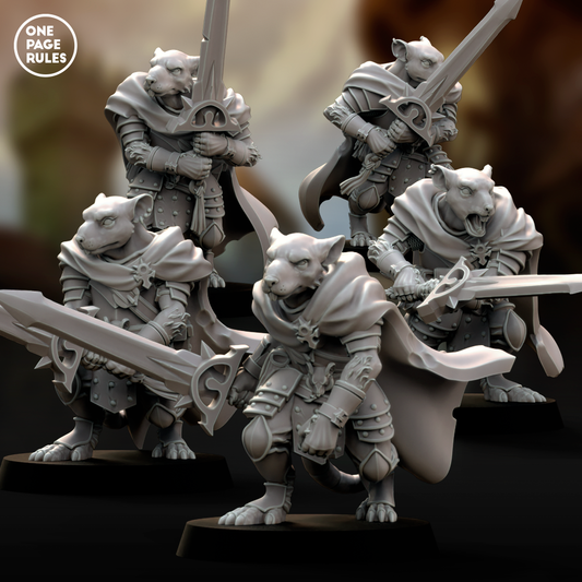 Storm Veterans (Great Weapons) - Ratmen (5 Models)
