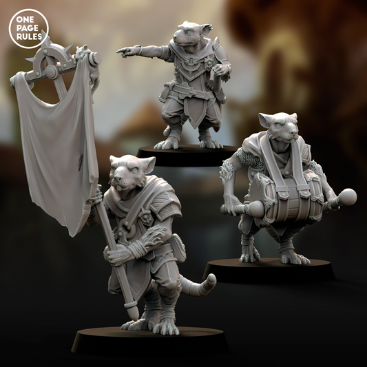 Warriors Command - Ratmen (3 Models)