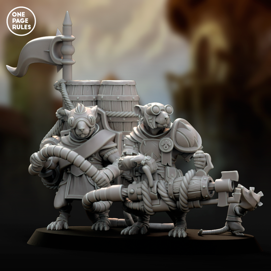 Weapon Teams (Flamethrower) - Ratmen (2 Models)