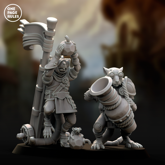 Weapon Teams (Mortar) - Ratmen (2 Models)