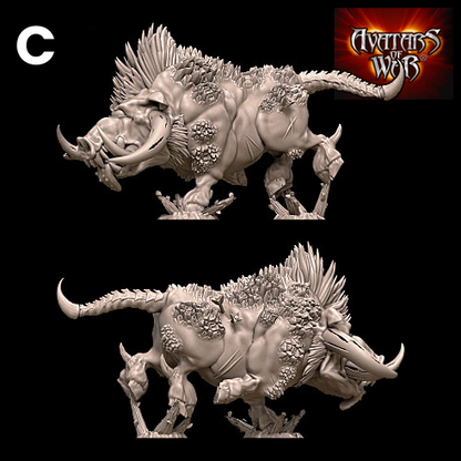 Razortusks (Battle-Ready Regiment) by Avatars of War