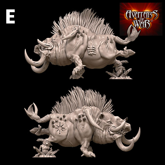 Razortusks (Battle-Ready Regiment) by Avatars of War