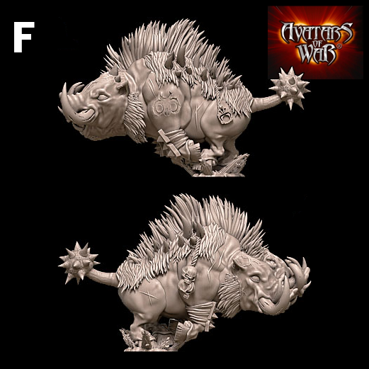 Razortusks (Battle-Ready Regiment) by Avatars of War