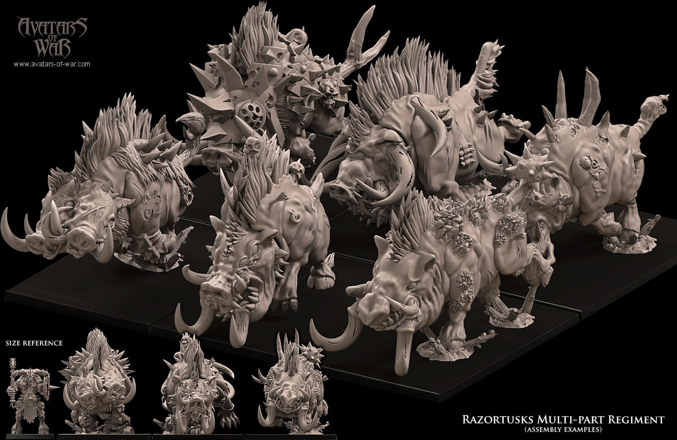 Razortusk Multipart Unit by Avatars of War