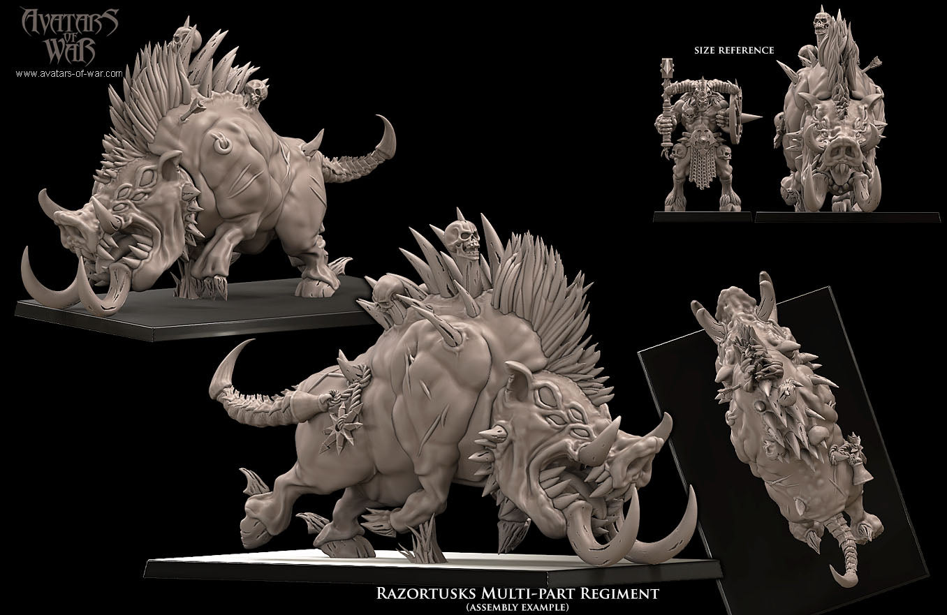 Razortusk Multipart Unit by Avatars of War