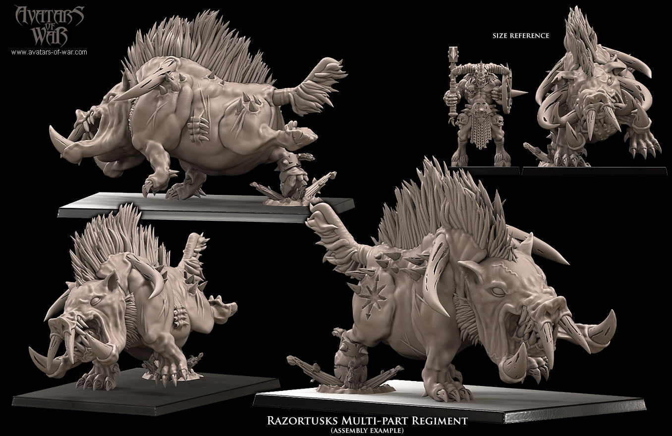 Razortusk Multipart Unit by Avatars of War