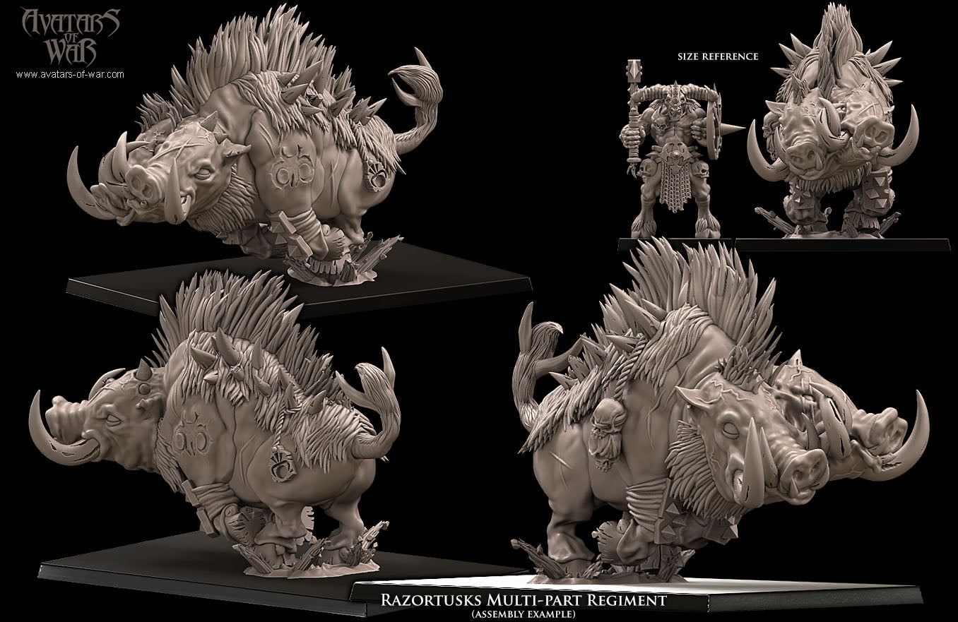 Razortusk Multipart Unit by Avatars of War