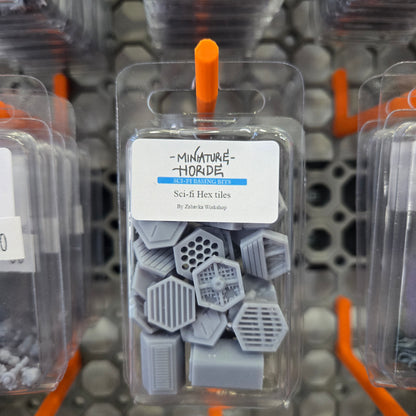 Sci-fi Hex tiles Scenery Elements