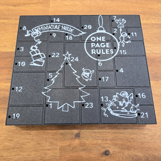 One Page Rules advent calendar 2025
