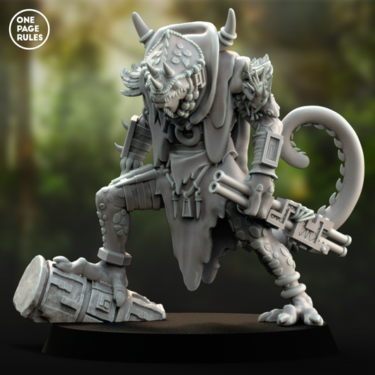 Gecko Champion (Chameleon Chief) - Saurians (1 Model)