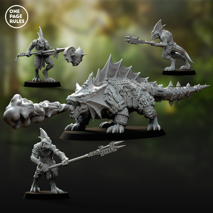 Dragon Lizard - Saurians (1+3 Models)
