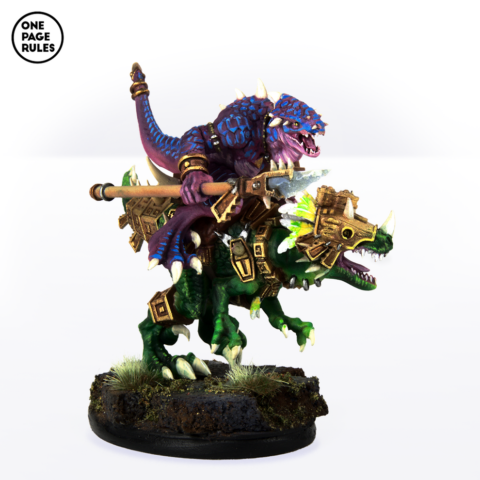Saurian Raptor Rider Raptor Riders (Lance) - Saurians (3 Models) – Miniature Horde