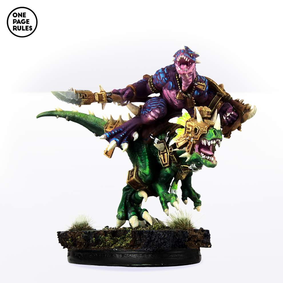 Raptor Riders (Lance) - Saurians (3 Models) – Miniature Horde
