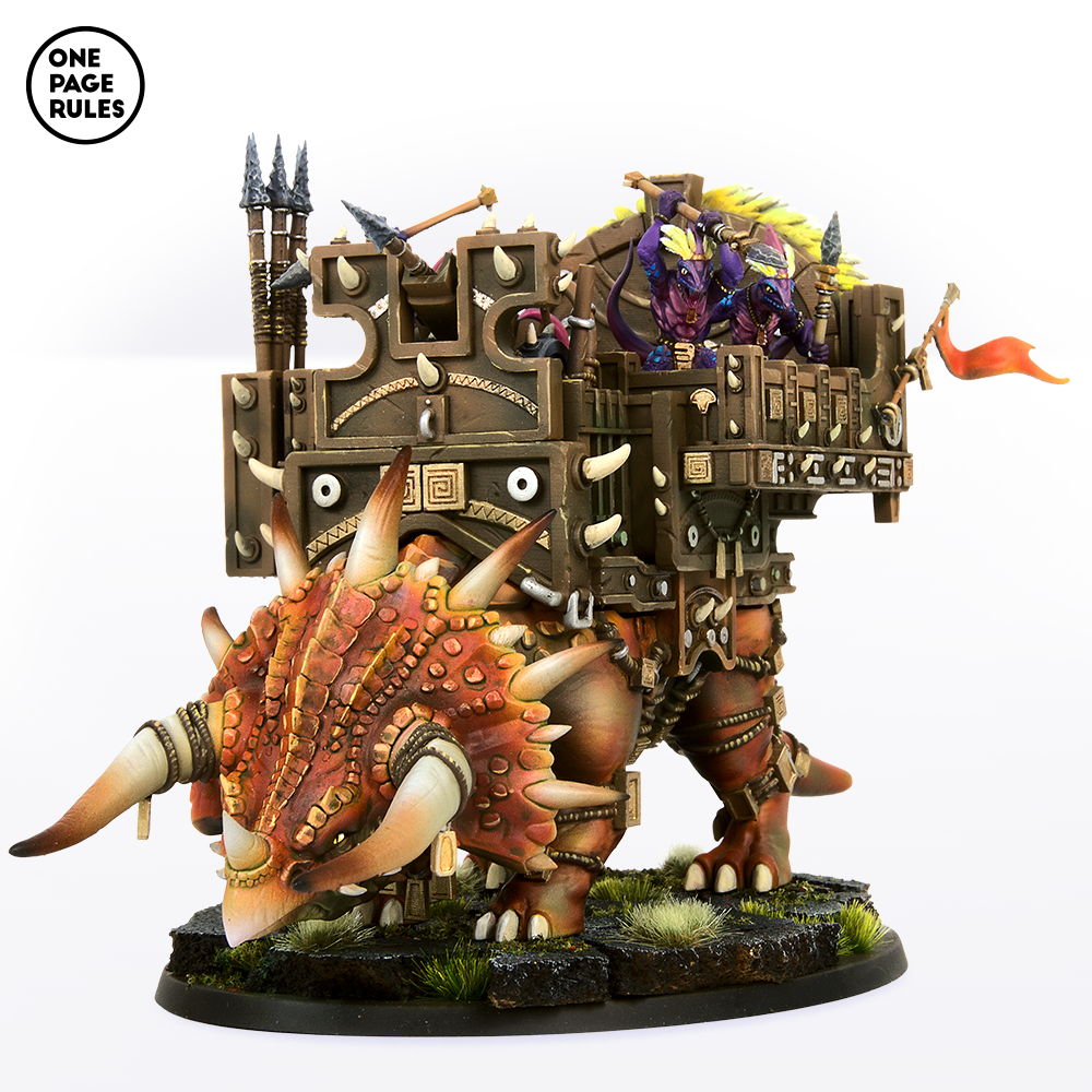 Triceratops (Bolt Thrower) - Saurians (1+4 Models)