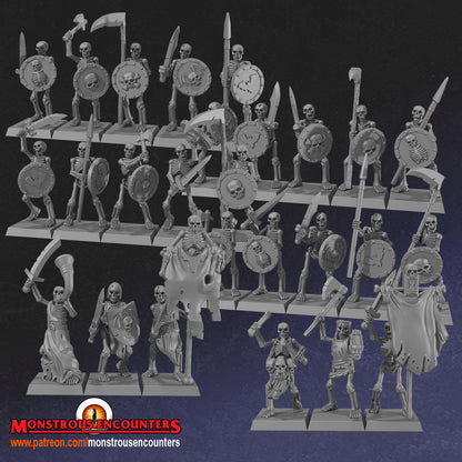 Undead Skeleton Horde Unit by Monstrous Encounters