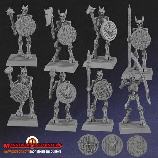 Undead Skeleton Horde Goatmen Expansion by Monstrous Encounters
