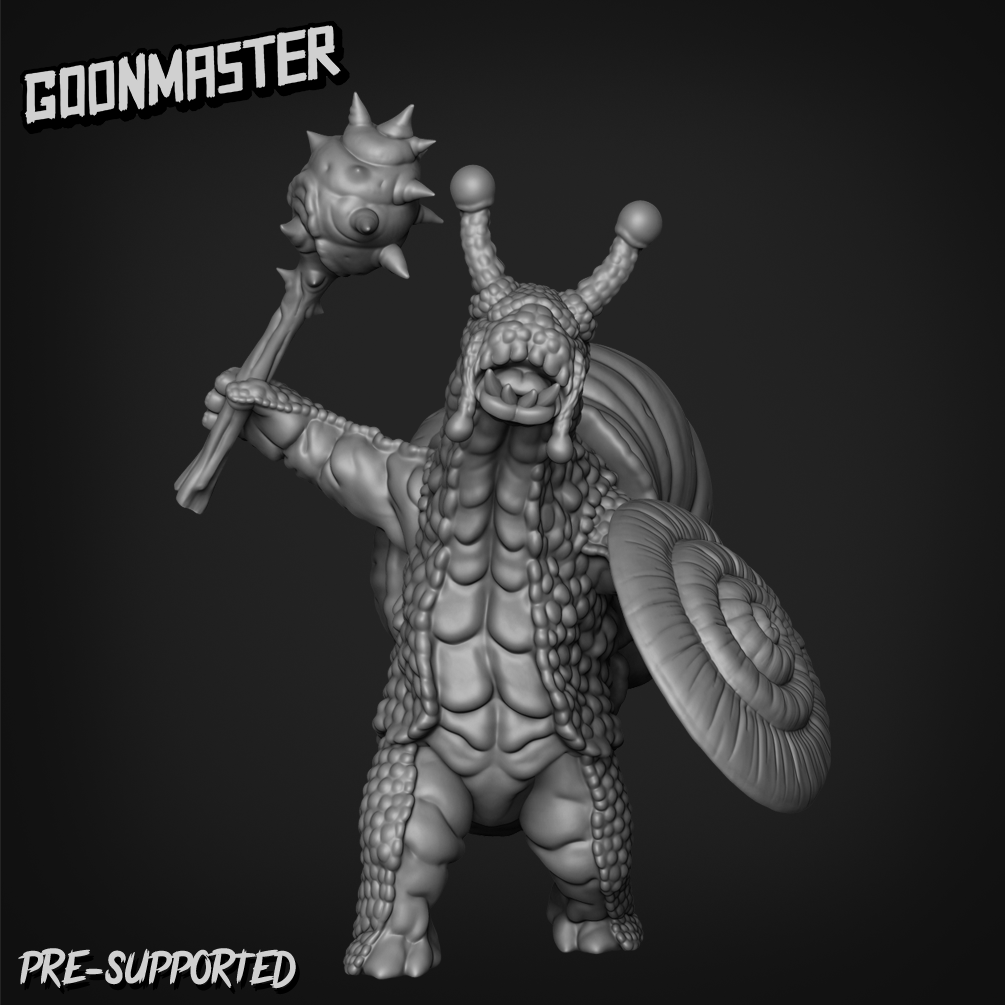 Snail With Shield By Goon Master