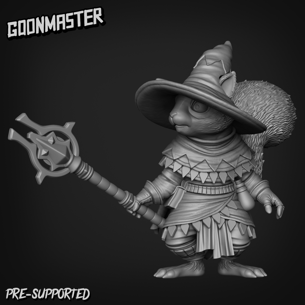 Squirrel Wizard By Goon Master