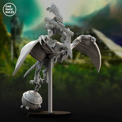 Gecko Champion on Pterodactyl (Chief) - Saurian Starhost (1 Model)