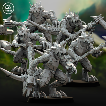 Saurian Guardians (Hammer) - Saurian Starhost (5 Models)