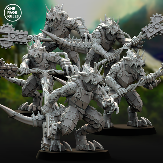 Saurian Guardians (Mace Shots) - Saurian Starhost (5 Models)