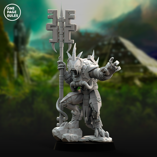 Gecko Champion (Priest) - Saurian Starhost (1 Model)