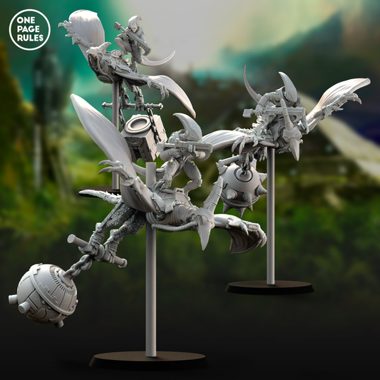 Dactyl Riders (Ptero Breed) - Saurian Starhost (3 Models)