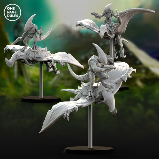 Dactyl Riders (Ripjaw Breed) - Saurian Starhost (3 Models)