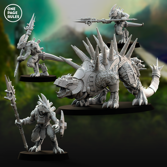 Spiked Lizard - Saurian Starhost (1+3 Models)