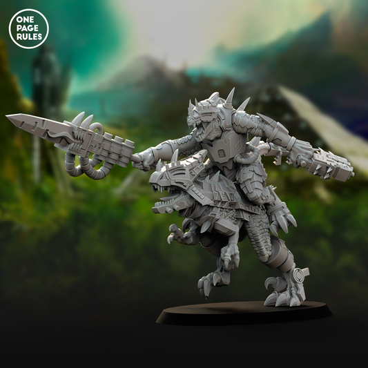 Saurian Veteran on Raptor (Spear) - Saurian Starhost (1 Model)