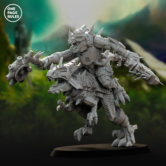 Saurian Veteran on Raptor (Hand Weapon) - Saurian Starhost (1 Model)