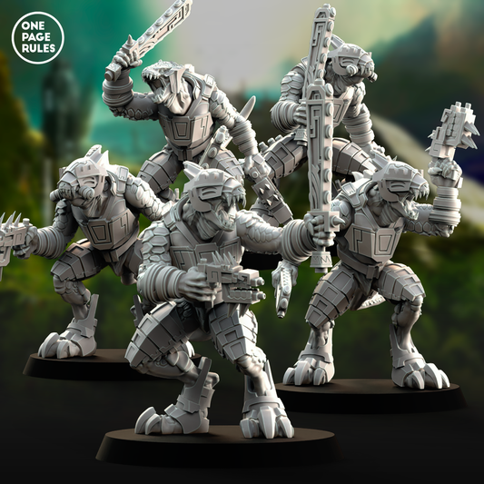 Saurian Warriors (Pistol) - Saurian Starhost (5 Models)