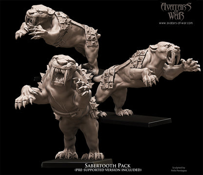 Sabertooth Tigers by Avatars of War