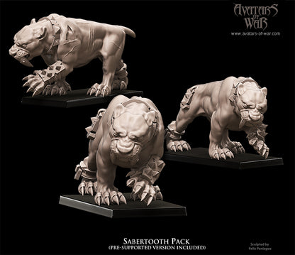 Sabertooth Tigers by Avatars of War