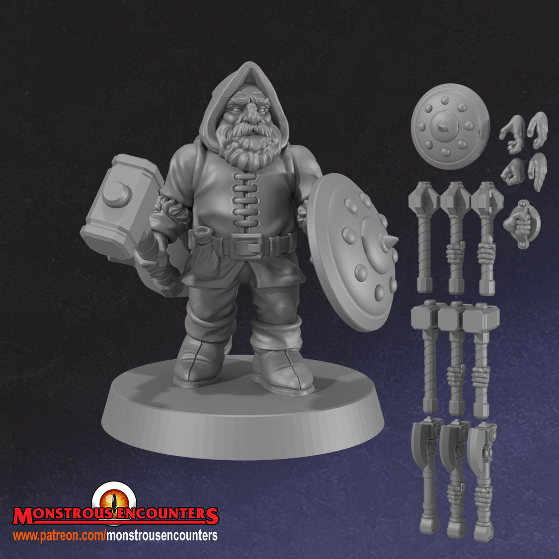 Thugg The Dwarf – Miniature Horde