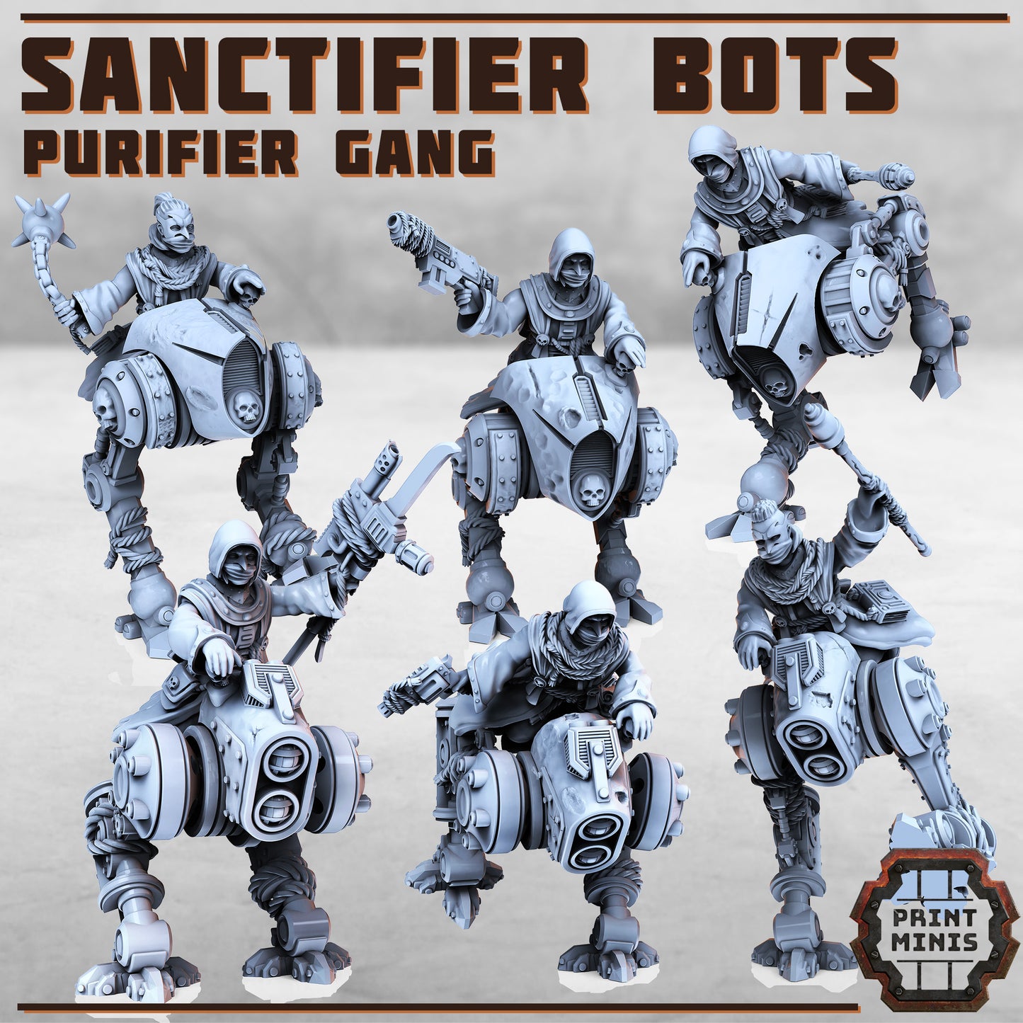 Sanctifier Bots with Purifier Riders