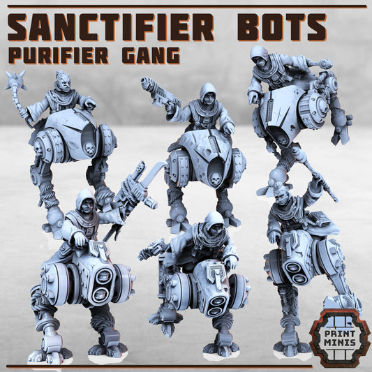 Sanctifier Bots with Purifier Riders