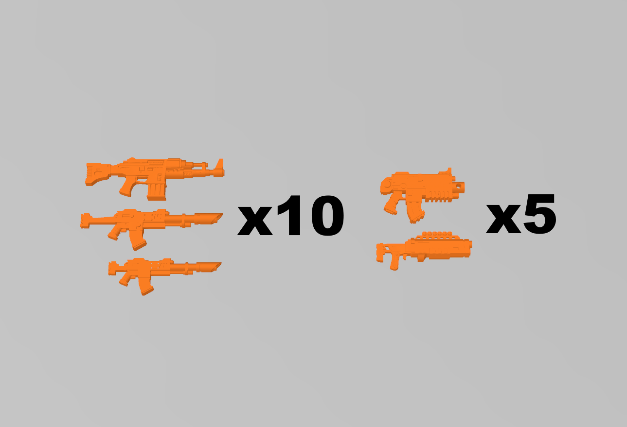 The Armoury - Weapons - Standard Weapons